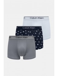 Calvin Klein LV00NB4409-53S, Ανδρικά Μπόξερ Low Rise Trunk Microfiber Stretch  3pack, MULTI COLOR