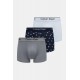 Calvin Klein LV00NB4409-53S, Ανδρικά Μπόξερ Low Rise Trunk Microfiber Stretch  3pack, MULTI COLOR