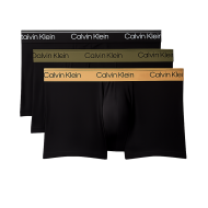 Calvin Klein LV00NB4409-HUE, Ανδρικά Μπόξερ Low Rise Trunk Microfiber Stretch  3pack, ΜΑΥΡ0