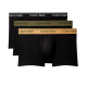 Calvin Klein LV00NB4409-HUE, Ανδρικά Μπόξερ Low Rise Trunk Microfiber Stretch  3pack, ΜΑΥΡ0