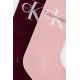 Calvin Klein Jeans 701241257-003, CK WOMEN SOCK 4pcs GIFT BOX MONOLOGO, ΜΠΟΡΝΤΟ-ΡΟΖ