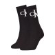 Calvin Klein 701228811-001, Γυναικείες Κάλτσες 2pack Monogram Αθλητικές Με Πετσέτα , ΜΑΥΡΟ
