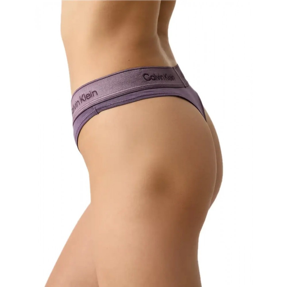 Calvin Klein LV00QF8826-LN Thong Icon Cotton Modal Limited Edition, VINTAGE VIOLET