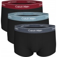 Calvin Klein Low Rise Trunk LV00NB4389-4NK 3pack, Ανδρικά Μπόξερ, ΜΑΥΡΟ