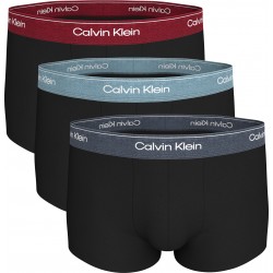 Calvin Klein Low Rise Trunk LV00NB4389-4NK 3pack, Ανδρικά Μπόξερ, ΜΑΥΡΟ