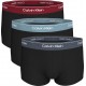 Calvin Klein Low Rise Trunk LV00NB4389-4NK 3pack, Ανδρικά Μπόξερ, ΜΑΥΡΟ