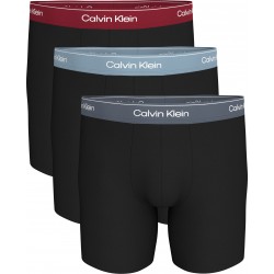 Calvin Klein LV00NB4394-4NK, Ανδρικά Boxer Brief Cotton Stretch 3τεμ. Βαμβακερά Με Πόδι, ΜΑΥΡΟ