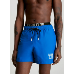 Ανδρικό Μαγιό Calvin Klein  Medium Double Waistband Swim Shorts KM0KM00798-C4X, DYNAMIC BLUE