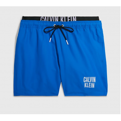 Ανδρικό Μαγιό Calvin Klein  Medium Double Waistband Swim Shorts KM0KM00798-C4X, DYNAMIC BLUE