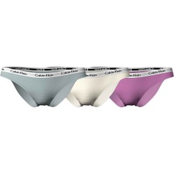 Calvin Klein 000QD3588E-CFU Bikini 3PK, Γυναικεία Κυλοτάκια 3 τεμαχίων, MULTI COLOR