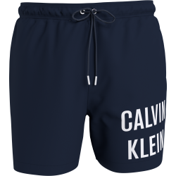 Ανδρικό Μαγιό Calvin Klein Medium Drawstring, KM0KM00794-DCA KAI ΜΕΓΑΛΑ ΜΕΓΕΘΗ, ΜΠΛΕ ΣΚΟΥΡΟ