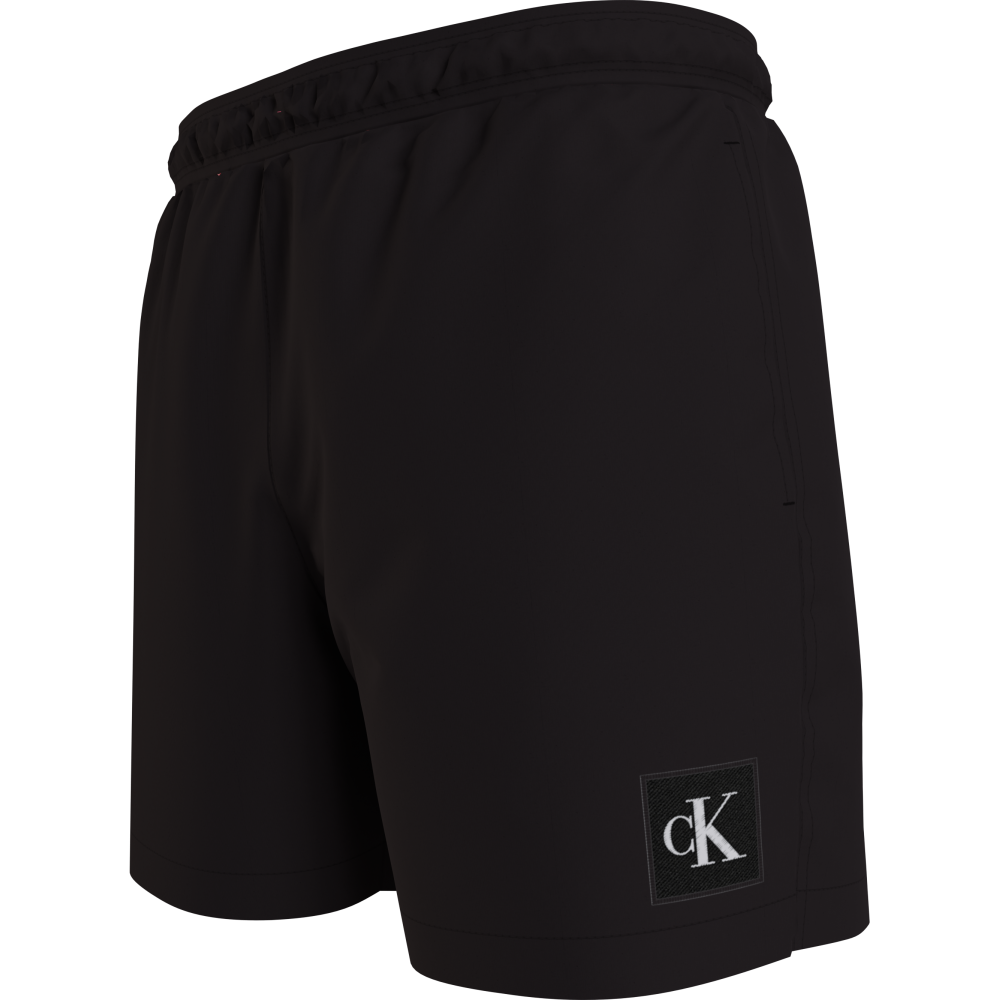 Ανδρικό Μαγιό  και Μεγάλα Μεγέθη Calvin Klein Medium Drawstring, KM0KM00819-BEH, ΜΑΥΡΟ