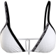 Calvin Klein Triangle Bikini Top  RP  KW0KW01977-YCD, Γυναικείο Μαγιό Τοπ με λογότυπο,  ΑΣΠΡΟ