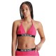 Calvin Klein Triangle Bikini Top  RP Intense Power KW0KW01967-XI1, Γυναικείο Μαγιό Τοπ με λογότυπο,  PINK FLASH