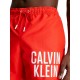 Ανδρικό Μαγιό  και Μεγάλα Μεγέθη Calvin Klein Medium Drawstring, KM0KM00794-XNE,  CAJUN RED