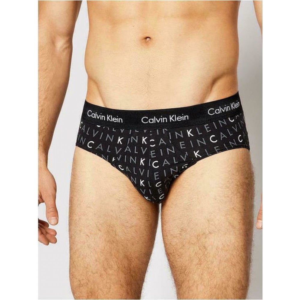 Calvin Klein Hip Brief  0000U2661G-YKS  σε oικονομική συσκευασία  3 τεμαχίων