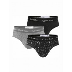 Calvin Klein Hip Brief  0000U2661G-YKS  σε oικονομική συσκευασία  3 τεμαχίων