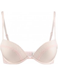 Σουτιέν Calvin Klein 000QF5145E-2NT Plunge Push Up Flirty με προοδευτική επένδυση ΑΠΑΛΟ ΡΟΖ