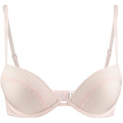 Σουτιέν Calvin Klein 000QF5145E-2NT Plunge Push Up Flirty με προοδευτική επένδυση ΑΠΑΛΟ ΡΟΖ