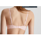 Σουτιέν Calvin Klein 000QF5145E-2NT Plunge Push Up Flirty με προοδευτική επένδυση ΑΠΑΛΟ ΡΟΖ