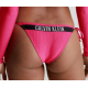 Γυναικείο Μαγιό Κυλοτάκι Calvin Klein  Side Tie Bikini KW0KW01985-XI1, PINK FLASH