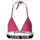 Calvin Klein Triangle Bikini Top  RP Intense Power KW0KW01967-XI1, Γυναικείο Μαγιό Τοπ με λογότυπο,  PINK FLASH