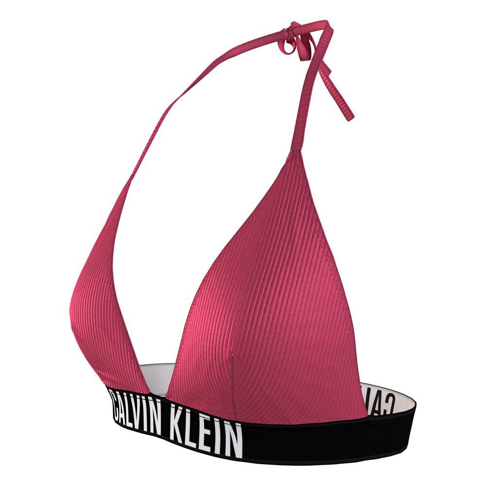 Calvin Klein Triangle Bikini Top  RP Intense Power KW0KW01967-XI1, Γυναικείο Μαγιό Τοπ με λογότυπο,  PINK FLASH