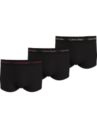 Ανδρικα Boxer Calvin Klein Low Rise Trunk 0000U2664G-NOU 3pack, ΜΑΥΡΑ