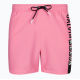 Calvin Klein Drawstring -GRAPHIC Swimwear Men KM0KM00991-TFZ, Ανδρικό Μαγιό Calvin Klein Μεσαίου Μήκους, ΡΟΖ