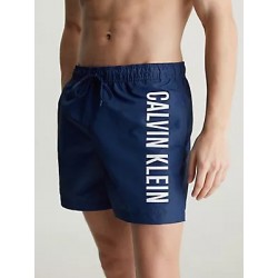 Calvin Klein Drawstring Swimwear Men KM0KM01004-C7E, Ανδρικό Μαγιό Calvin Klein Μεσαίου Μήκους, SIGNATURE NAVY