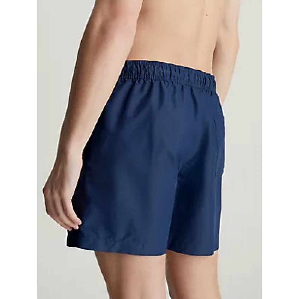 Calvin Klein Drawstring Swimwear Men KM0KM01004-C7E, Ανδρικό Μαγιό Calvin Klein Μεσαίου Μήκους, SIGNATURE NAVY