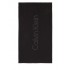 Πετσέτα θαλάσσης Calvin Klein KU0KU00118-BEH  Towel Block Unisex 170X90 cm,  ΜΑΥΡO