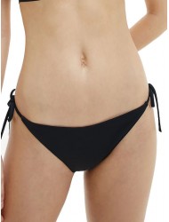 Calvin Klein String Side Tie Cheeky Bikini KW0KW01858-ΒΕΗ, Γυναικείο Κυλοτάκι Μαγιό Δετό, ΜΑΥΡΟ