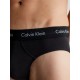 Calvin Klein Hip Brief 3PK 0000U2661G-N20, Ανδρικά Σλιπ σε oικονομική συσκευασία  3 τεμαχίων, ΜΑΥΡΟ