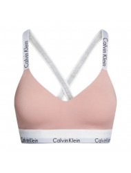 Γυναικείο Μπουστάκι για μεγάλο στήθος Calvin Klein  000QF7060E-TQ0 Light Lined Bralette FULL CUP, ΑΠΑΛΟ ΣΟΜΟΝ