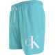 Calvin Klein Drawstring Swimwear Men KM0KM01003-CSY, Ανδρικό Μαγιό Calvin Klein Μεσαίου Μήκους, ΤΥΡΚΟΥΑΖ