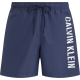 Calvin Klein Drawstring Swimwear Men KM0KM01004-C7E, Ανδρικό Μαγιό Calvin Klein Μεσαίου Μήκους, SIGNATURE NAVY