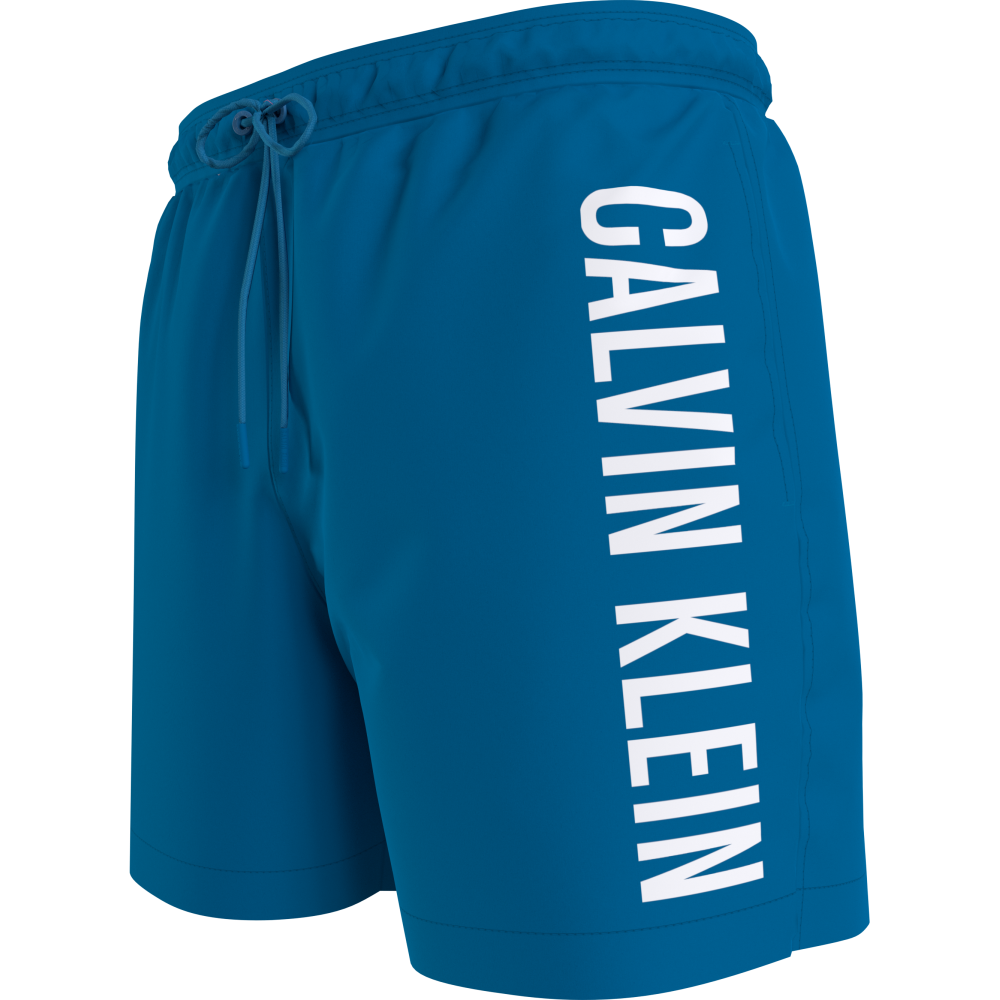 Calvin Klein Drawstring Swimwear Men KM0KM01004-DYO, Ανδρικό Μαγιό Calvin Klein Μεσαίου Μήκους, FAIENCE BLUE