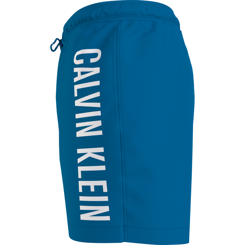 Calvin Klein Drawstring Swimwear Men KM0KM01004-DYO, Ανδρικό Μαγιό Calvin Klein Μεσαίου Μήκους, FAIENCE BLUE