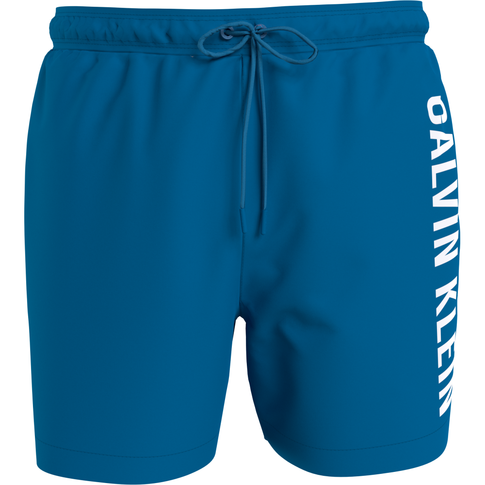 Calvin Klein Drawstring Swimwear Men KM0KM01004-DYO, Ανδρικό Μαγιό Calvin Klein Μεσαίου Μήκους, FAIENCE BLUE