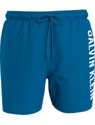 Calvin Klein Drawstring Swimwear Men KM0KM01004-DYO, Ανδρικό Μαγιό Calvin Klein Μεσαίου Μήκους, FAIENCE BLUE