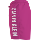 Calvin Klein medium Drawstring Swimwear Men KM0KM01004-T9Z, Ανδρικό Μαγιό Calvin Klein Μεσαίου Μήκους, ΦΟΥΞΙΑ