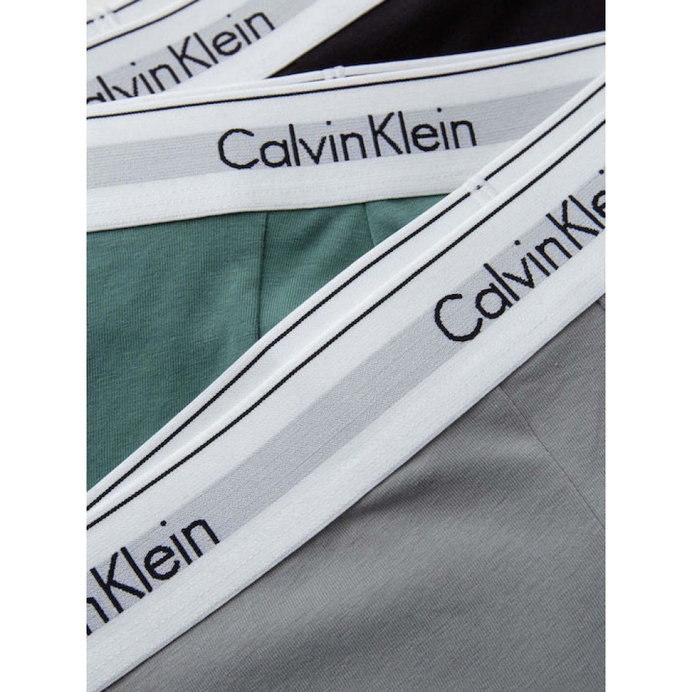 Boxer Plus Size Calvin Klein Trunk 3pcs,  000NB3377A-M8O, Ανδρικά Μπόξερ Μεγάλα Μεγέθη, MULTI COLOR