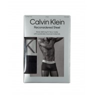 Calvin Klein 3Pack Microfiber Low Rise Trunk 000NB3074A-QTE, BLACK