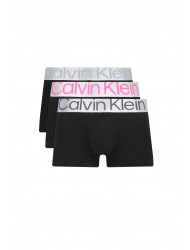 Calvin Klein 3Pack Microfiber Low Rise Trunk 000NB3074A-MHQ,  Black