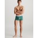 Calvin Klein Low Rise Trunk  3pk 0000U2664G-N21 Ανδρικά Μπόξερ  3 τεμαχίων, ΠΡΑΣΙΝΟ-ΜΕΝΤΑ-ΣΙΕΛ