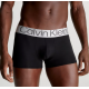 Calvin Klein 3Pack Microfiber Low Rise Trunk 000NB3074A-MHQ,  Black