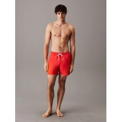 Calvin Klein KM0KM01101-XM8, Medium Drawstring Swimwear Men  Ανδρικό Μαγιό, ΚΟΚΚΙΝΟ