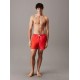 Calvin Klein KM0KM01101-XM8, Medium Drawstring Swimwear Men  Ανδρικό Μαγιό, ΚΟΚΚΙΝΟ