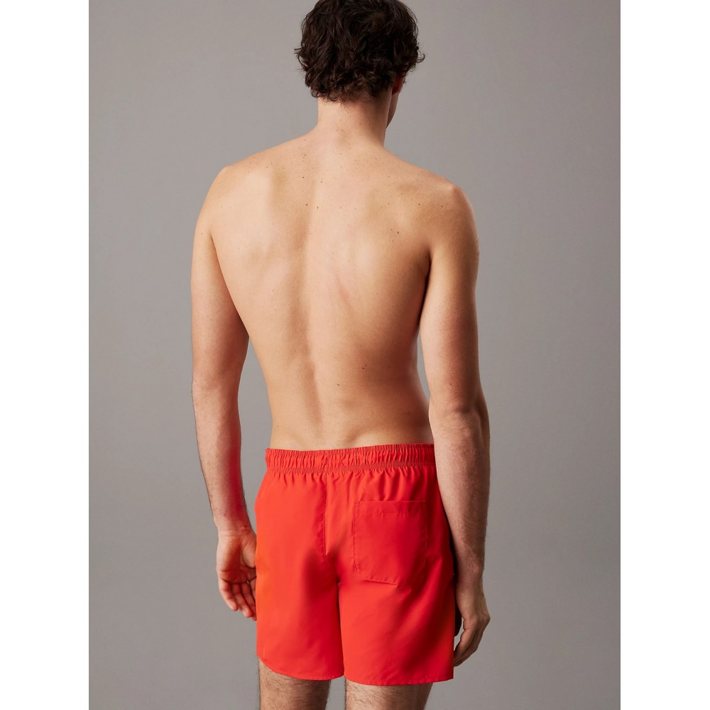 Calvin Klein KM0KM01101-XM8, Medium Drawstring Swimwear Men  Ανδρικό Μαγιό, ΚΟΚΚΙΝΟ